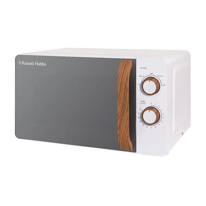 Russell Hobbs RHMM713-N microwave Countertop Solo microwave 17 L 700 W White, Wood Russell Hobbs