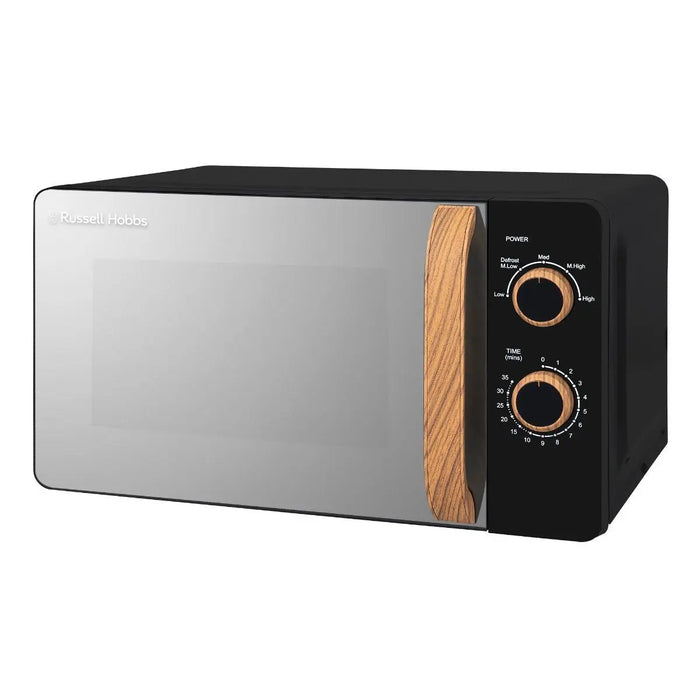 Russell Hobbs RHMM713B-N microwave Countertop Solo microwave 17 L 700 W Black, Wood Russell Hobbs