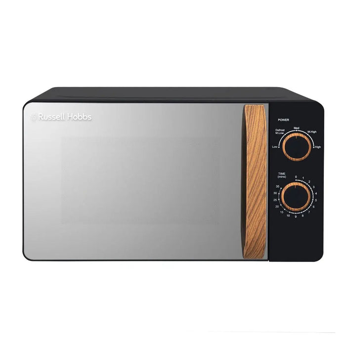 Russell Hobbs RHMM713B-N microwave Countertop Solo microwave 17 L 700 W Black, Wood Russell Hobbs