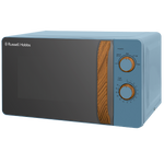 Russell Hobbs RHMM713BL-N Scandi Compact Manual Microwave 17L - Blue