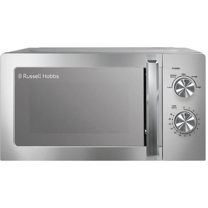 Russell Hobbs RHMM827SS Compact 20L Manual Microwave - Stainless Steel Russell Hobbs