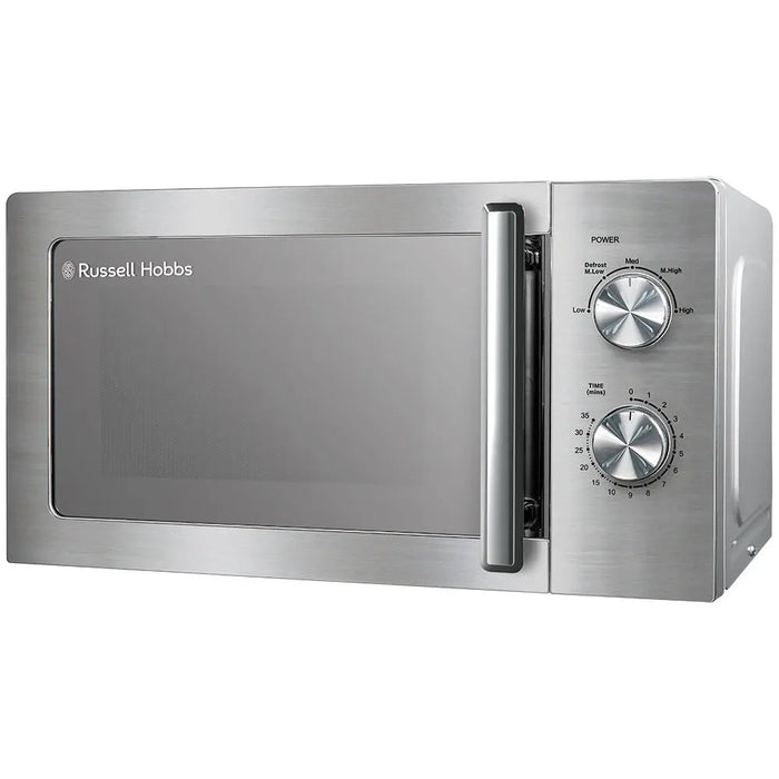 Russell Hobbs RHMM827SS Compact 20L Manual Microwave - Stainless Steel Russell Hobbs