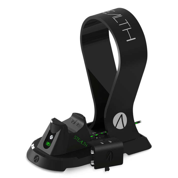 Stealth SX-C60 X Charging Station with Headset Stand for XBOX Series X/S - Black Stealth