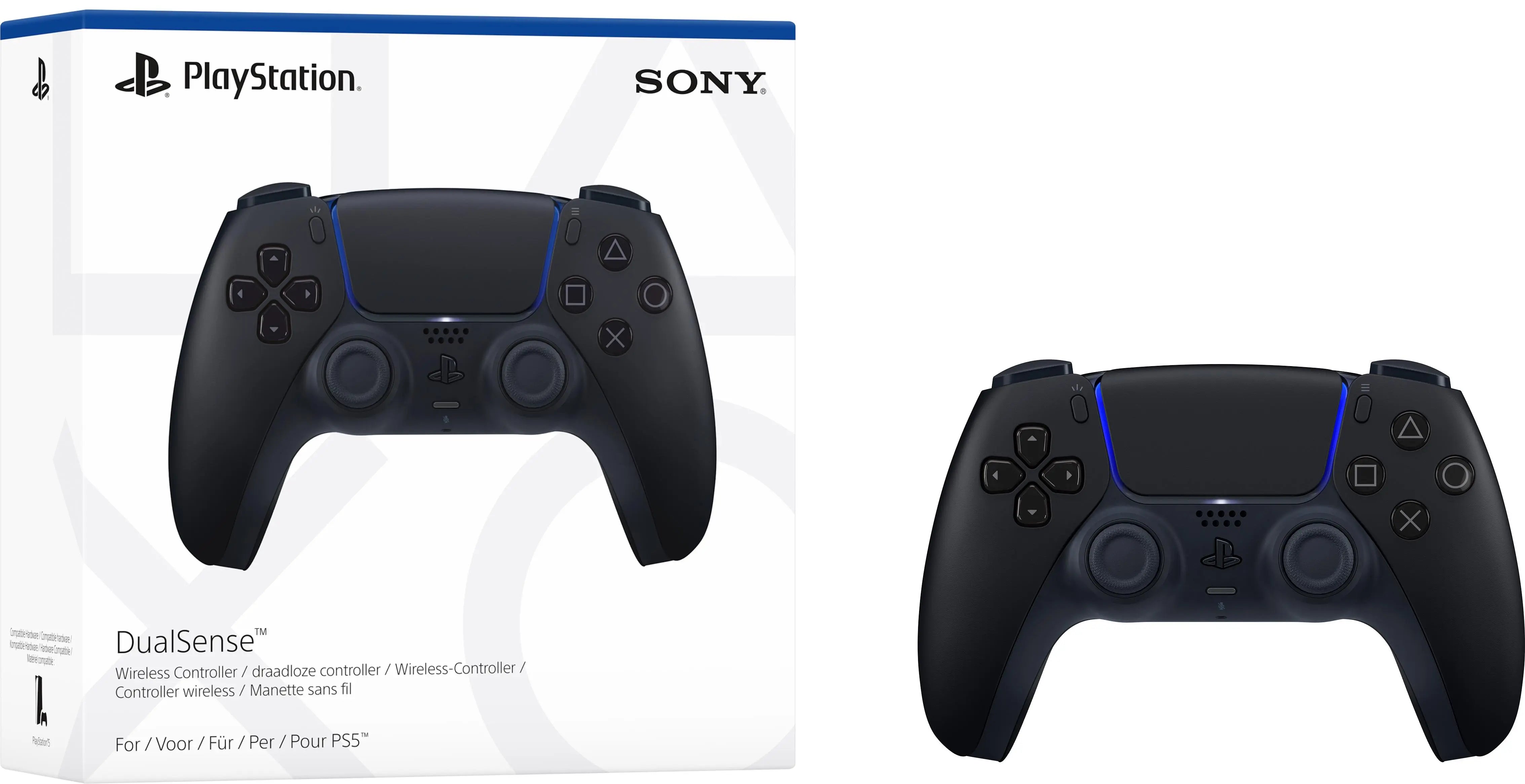 Sony PlayStation 5 Wireless DualSense Gaming Controller - Midnight Bla ...