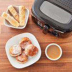 Swan 2.5L Square Black Fryer Swan