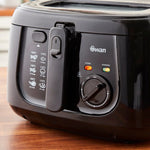 Swan 2.5L Square Black Fryer Swan