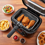 Swan 2.5L Square Black Fryer Swan