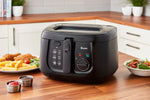 Swan 2.5L Square Black Fryer Swan