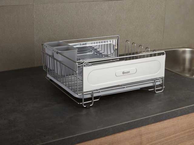 Swan Chrome Dish Rack Swan