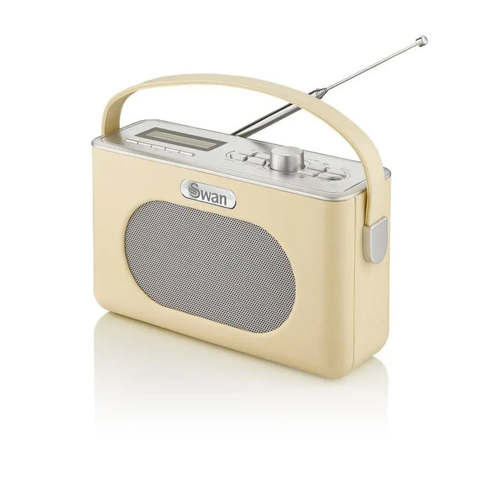 Swan Retro DAB Bluetooth Radio- Cream Swan