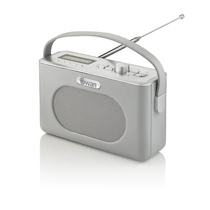 Swan Retro DAB Bluetooth Radio - Grey Swan