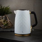 Swan SK14082WHTN 1.7L Gatsby Jug Kettle- White Swan