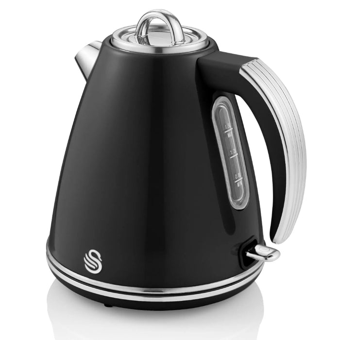 Swan SK19020BN electric kettle 1.5 L 3000 W Black, Chrome Swan