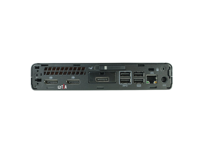 T1A HP EliteDesk 800 G3 Refurbished Mini Desktop PC - i5-7500T - 8GB RAM- 240GB SSD -  Windows 10 Pro - Mini PC