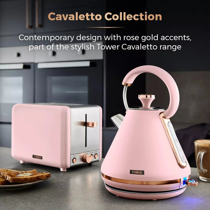 Tower Cavaletto 3KW 1.7 Litre Pyramid Kettle Tower