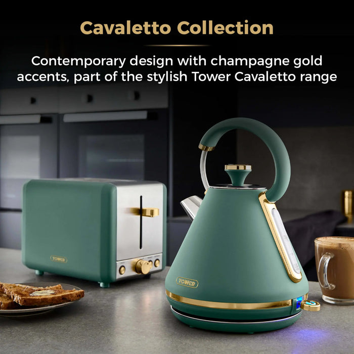 Tower Cavaletto 3KW 1.7 Litre Pyramid Kettle Tower