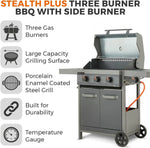 Tower Stealth Plus Three Burner BBQ Tower