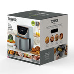 Tower T17127GRY fryer Single 6 L Stand-alone 1700 W Hot air fryer Grey Tower