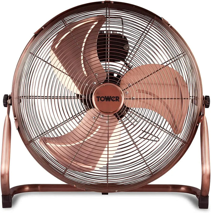 Tower T662000C 18 Velocity Floor Fan - Copper Tower