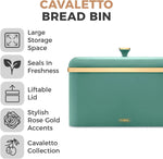 Tower T826130JDE Cavaletto Bread Bin - Jade Tower