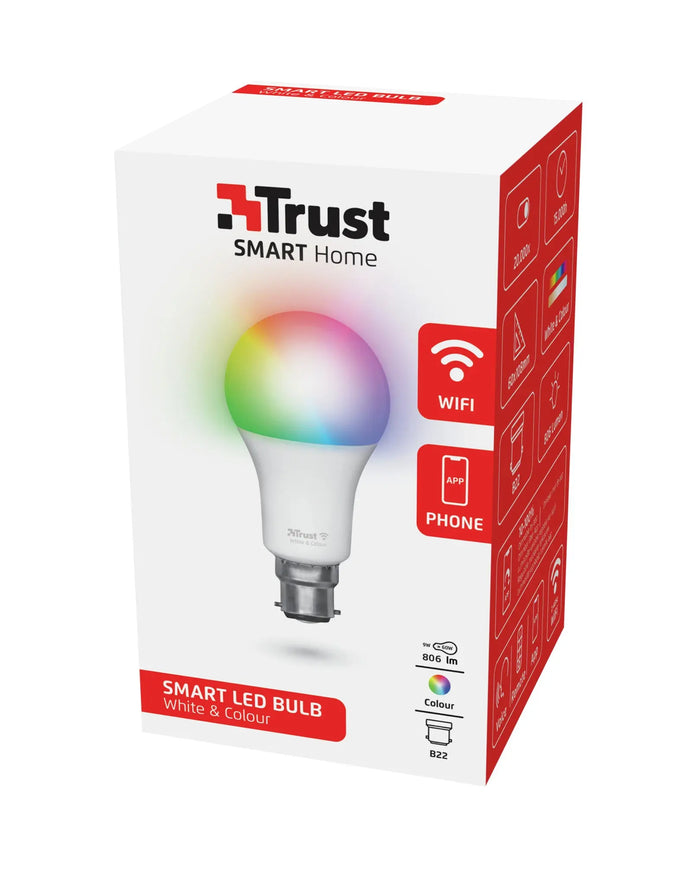 Trust 71282 smart lighting Smart bulb Wi-Fi White Trust