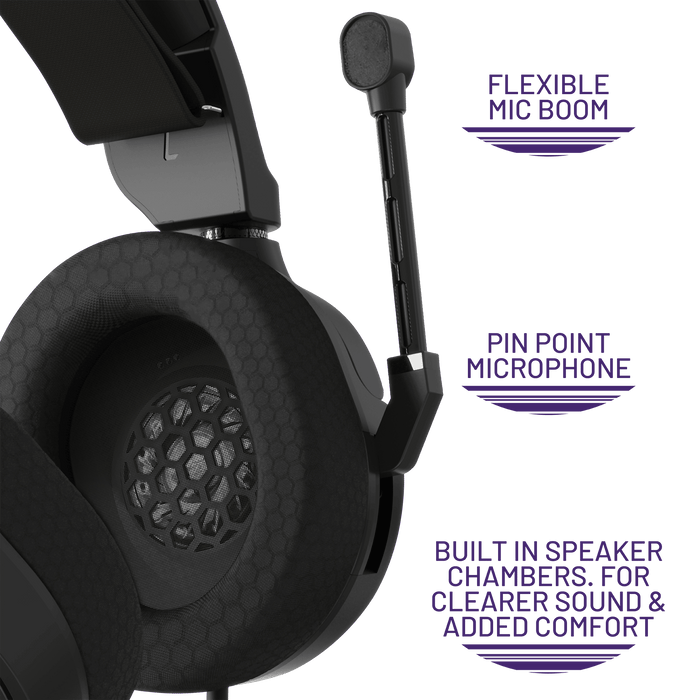 Stealth ECLIPSE Premium Gaming Headset for XBOX, PS4/PS5, Switch, PC - Black Stealth