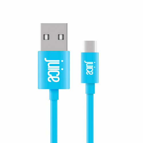 Juice JUI-CABLE-TYPEC-2M-RND-AQA USB cable USB 3.2 Gen 1 (3.1 Gen 1) USB A USB C Blue Juice