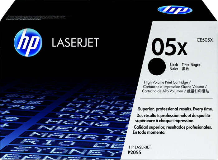 HP 05X High Yield Black Original LaserJet Toner Cartridge