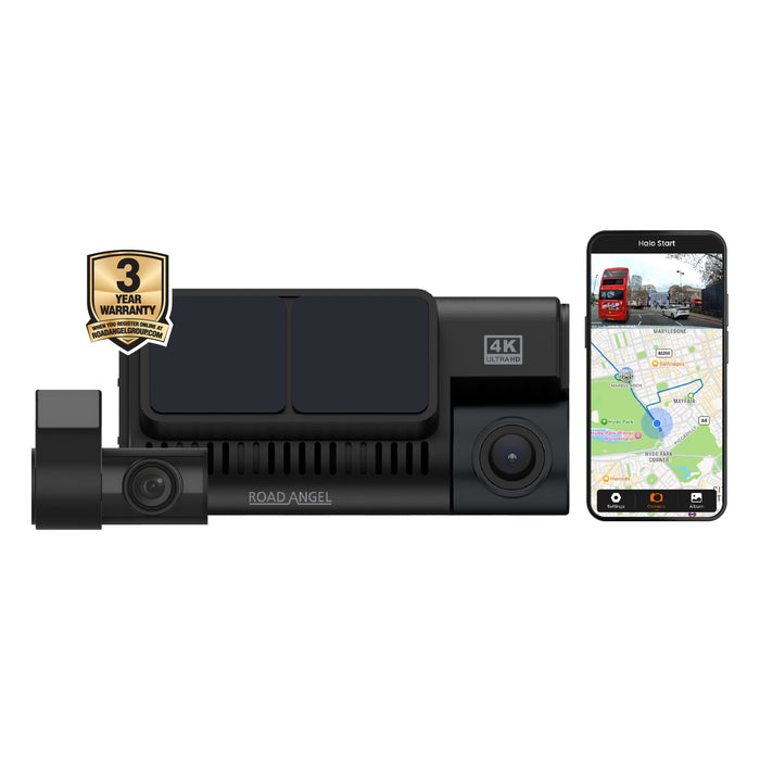 Road Angel  Halo Ultra 4K Dash Cam with 64GB memory