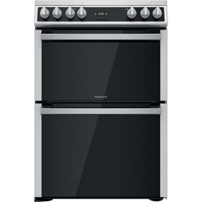 Hotpoint HDT67V9H2CX/UK Freestanding cooker Ceramic Silver