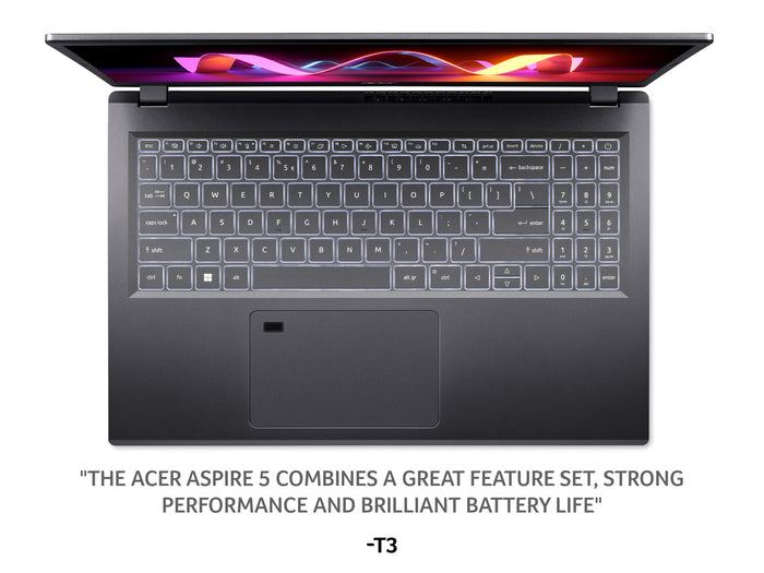 Acer Aspire 5 5 A515-48M Traditional Notebook - AMD Ryzen 5 7530U, 16GB, 512GB SSD, Integrated Graphics, 15.6 FHD, Windows 11, Iron