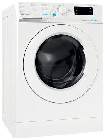 Indesit BDE 86436X W UK N washer dryer Freestanding Front-load White D