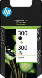 HP 300 2-pack Black/Tri-color Original Ink Cartridges