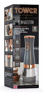 Tower Cavaletto Duo Salt and Pepper Mill - Grey