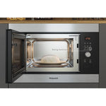 Hotpoint MF25G IX H Black Grill microwave Built-in 25 L 900 W