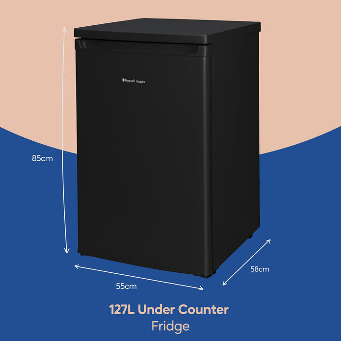 Russell Hobbs RH85UCLF552E1B fridge Undercounter 127 L E Black