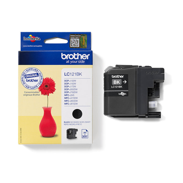 Brother LC121BK ink cartridge 1 pc(s) Original Black