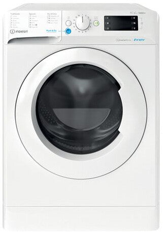 Indesit BDE 96436X W UK N washer dryer Freestanding Front-load White D