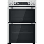 Hotpoint Ariston HDM67V9HCX/UK Freestanding cooker Electric Ceramic Silver A