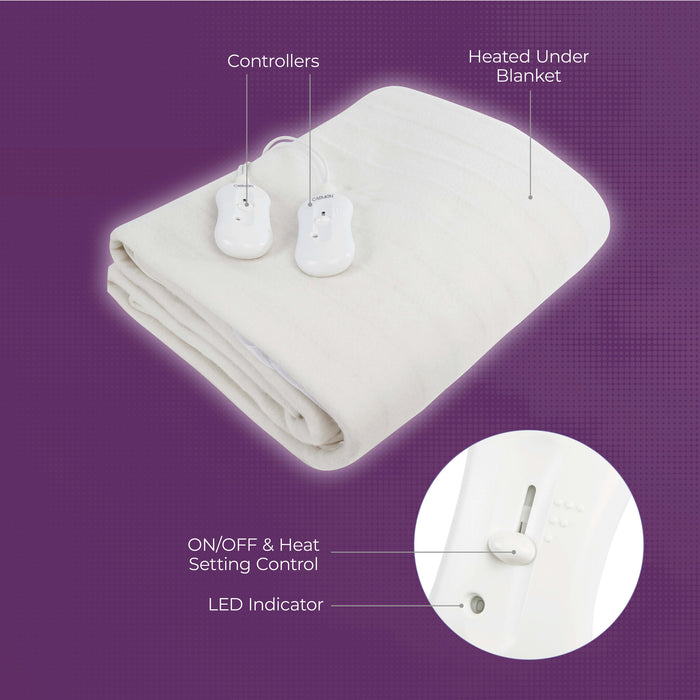 Carmen C81191 King Size Electric Under Blanket