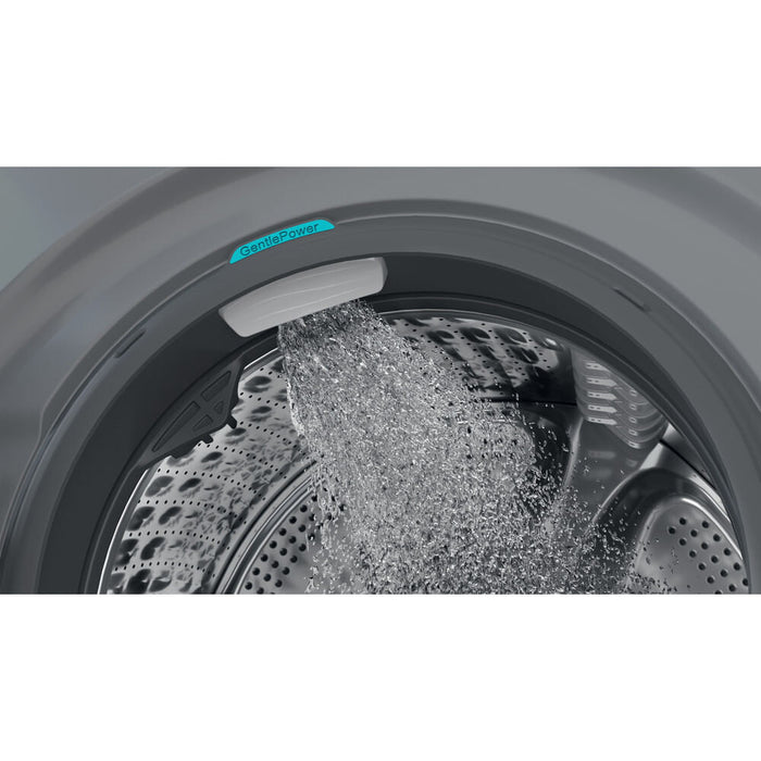 Hotpoint H8 09ADS GPOWER UK washing machine Front-load 10 kg 1400 RPM Silver