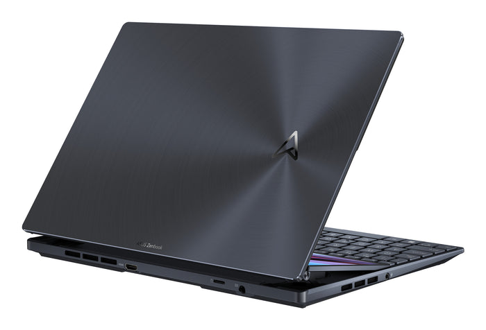 ASUS Zenbook Pro 14 Duo OLED UX8402ZE-M3022W Intel® Core™ i9 i9-12900H Laptop 36.8 cm (14.5) Touchscreen 2.8K 32 GB LPDDR5-SDRAM 1 TB SSD NVIDIA GeForce RTX 3050 Ti Wi-Fi 6E (802.11ax) Windows 11 Home Black