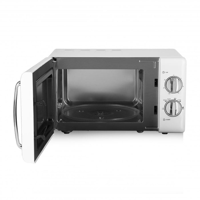 Tower T24017 microwave Countertop Solo microwave 20 L 800 W Stainless steel, White