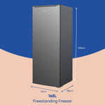Russell Hobbs RH143FZ552E1SS freezer Freestanding 168 L E Stainless steel