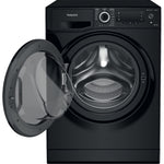 Hotpoint Ariston NDD 8636 BDA UK washer dryer Freestanding Front-load Black D