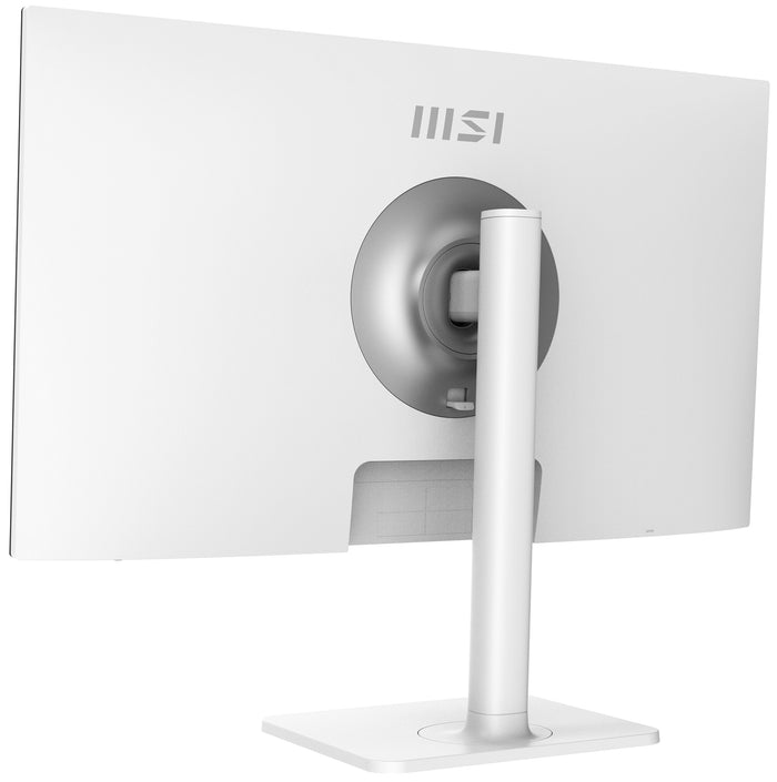 MSI Modern MD272QPW 27 Inch Monitor with Adjustable Stand, WQHD (2560 x 1440), 75Hz, IPS, 4ms, HDMI, DisplayPort, USB Type-C, Built-in USB Hub, Built-in Speakers, Anti-Glare, Anti-Flicker, Less Blue light, TÜV Certified, VESA, White