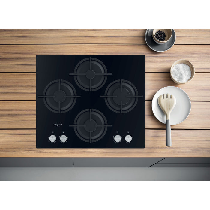 Hotpoint HGS 61S BK Black Built-in 60 cm 4 zone(s)