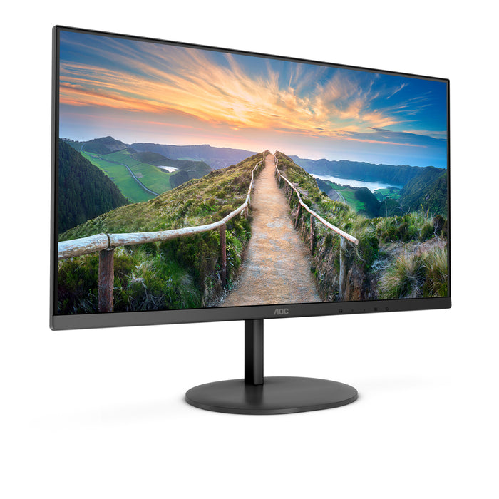 AOC V4 U27V4EA computer monitor 68.6 cm (27) 3840 x 2160 pixels 4K Ultra HD LED Black