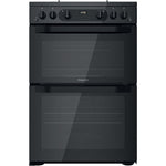 Hotpoint Ariston HDM67G0CMB/UK Freestanding cooker Gas Black A+