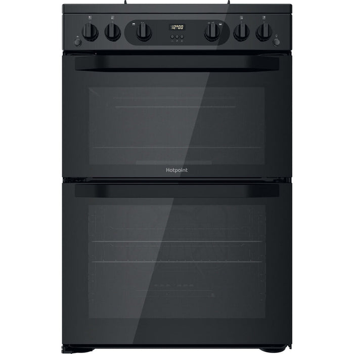 Hotpoint Ariston HDM67G0CMB/UK Freestanding cooker Gas Black A+